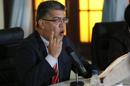 Venezuela's Foreign Minister Elias Jaua speaks during a news conference in Caracas