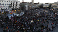 Spaniards gather at the Puerta Del Sol in Madrid demanding a referendum on monarchy (Reuters)