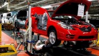 Production in four car manufacturers was zero in May (File photo)